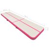 vidaXL Inflatable Gymnastics Mat with Pump 275.6x39.4x7.9" PVC Pink