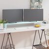 vidaXL TV Stand Green Tempered glass, plastic 43.3 in Sleek TV Stand