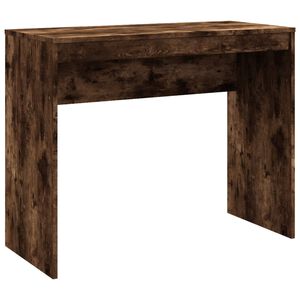 vidaXL Desk Smoked oak Engineered wood Standard Modern Desk