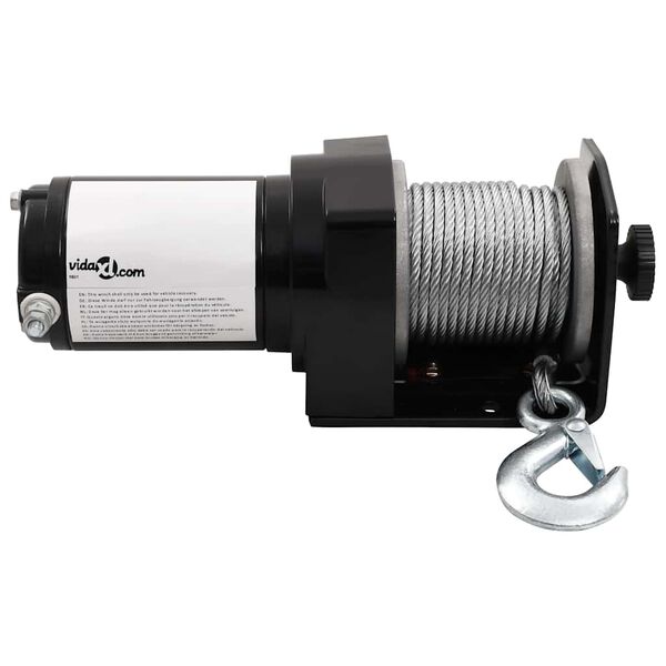 Electric Winch 3000 lb with Plate Roller Fairlead