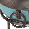 vidaXL Colorful Rustic Fire Pit Ø 15.7" Iron