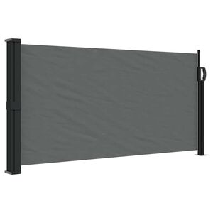 vidaXL Retractable Side Awning Anthracite