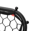 vidaXL Football Rebounder Adjustable Black 84x73x23.6 - 31.5 " Steel