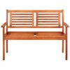 vidaXL Bench Eucalyptus Wood Solid eucalyptus wood Medium Durable
