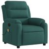 vidaXL Massage Recliner Chair Dark Green