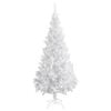vidaXL Christmas Tree White PVC Medium Christmas Tree Cone-shaped