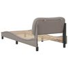 vidaXL Bed Frame Taupe