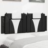 vidaXL Headboard Cushion Black and White
