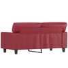 vidaXL 2-seater Sofa Wine Red
