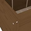 vidaXL Garden Raised Bed Honey Brown Solid Pine Wood 47.0x32.5x30.7 in