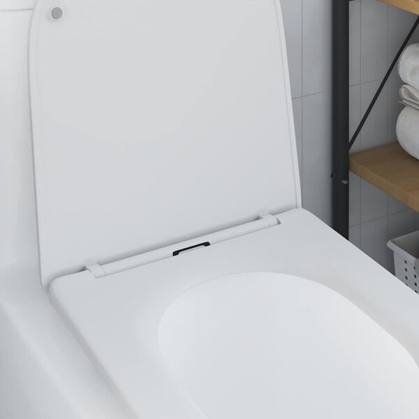 vidaXL Quick Release Toilet suitable for Seat White 44 x 36.4 x 3.4 cm