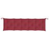 vidaXL Garden Bench Cushion Set of 2 Wine Red Oxford Fabric, Hollow Fiber