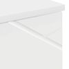 vidaXL Bathroom Cabinet with Storage White 11.81 x 13.78 x 75.59 in