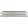 vidaXL Shower Shelf Silver 304 Stainless Steel One Size Shower Shelf