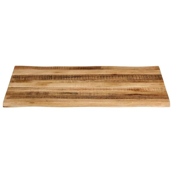 vidaXL Table Top Natural Wood Solid mango wood 35.4 x 31.5 x 1.5 in