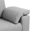 vidaXL Sofa Cloud Grey 86.22 x 30.31 x 32.28 in Fabric