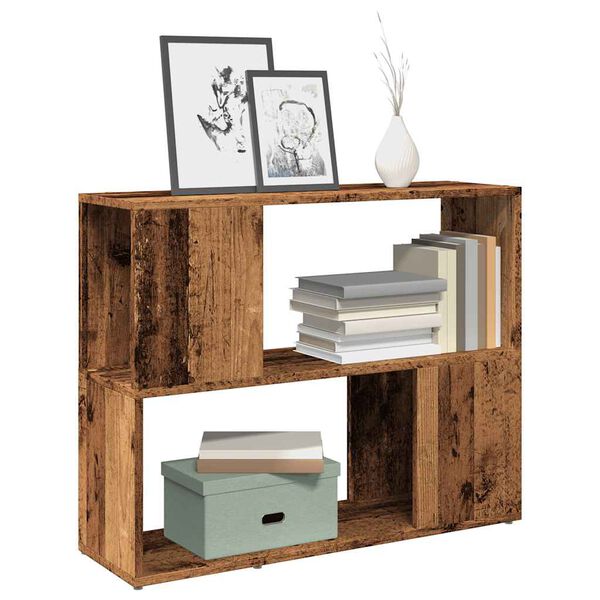 vidaXL Book Cabinet Old Wood Engineered wood 31.5 x 9.4 x 24.8 in