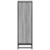 vidaXL Book Cabinet Grey Sonoma Engineered wood, metal Tall and narrow