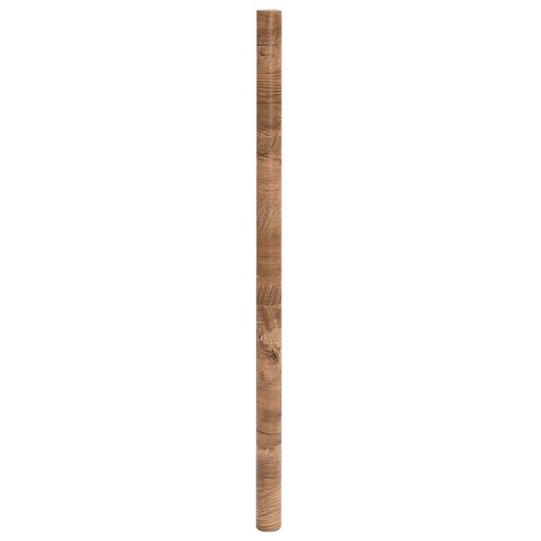 vidaXL Furniture Stickers Self-Adhesive Wooden Look 35.4x196.9" PVC