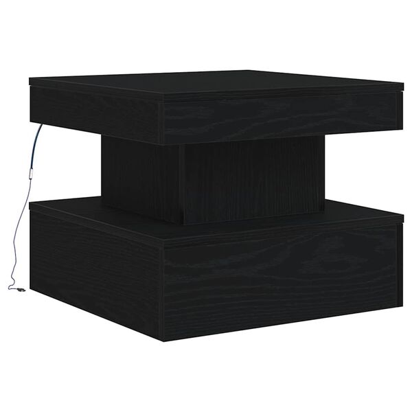 vidaXL Coffee Table Black Oak Engineered wood Medium Coffee Table