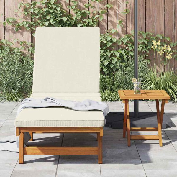 vidaXL Sun Lounger 2 pcs Brown 40 x 40 x 40cm Solid Acacia wood