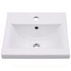 vidaXL Sink Cabinet With Basin High gloss white Engineered wood and ceramic