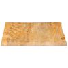 vidaXL Table Top Natural Solid Mango Wood 15.7x15.7 in Table Top