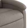 vidaXL Massage Recliner Chair Taupe