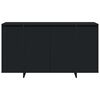 vidaXL Sideboard Black 53.15 x 16.14 x 29.53 in Engineered Wood