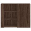 vidaXL Wall Cabinet Brown Oak Engineered Wood Medium Wall Cabinet