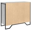 vidaXL Sideboard Grey Sonoma Engineered wood, metal Medium Sideboard