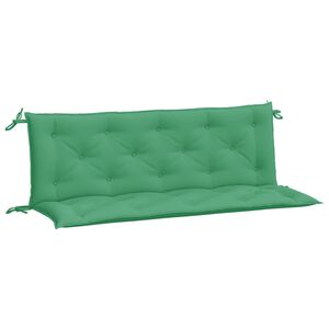 vidaXL Garden Bench Cushion Set of 2 Green Oxford fabric