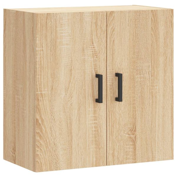 vidaXL Wall Cabinet Sonoma oak Engineered wood 23.6x12.2x23.6 in