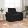 vidaXL Sofa Bed Black 38.58 x 27.95 x 32.68 in Velvet