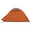 vidaXL Camping Tent Dome 2-Person Orange Waterproof