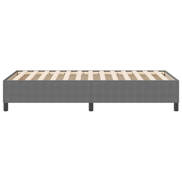 vidaXL Platform Bed Frame Light Grey 35.43 x 78.74 in Fabric