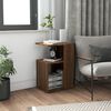 vidaXL Side Table Brown Oak Engineered wood Medium Side Table