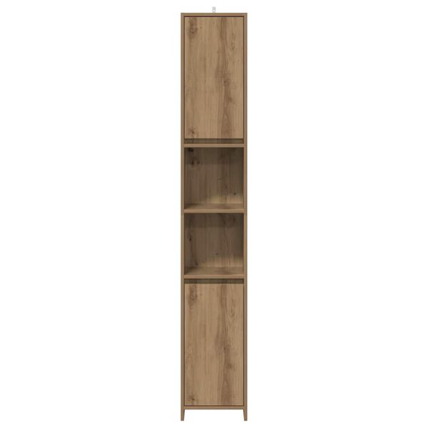 vidaXL Bathroom Cabinet Artisan oak Engineered wood Tall