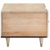 vidaXL Coffee Table Natural Bleached Solid Mango Wood, Engineered Wood