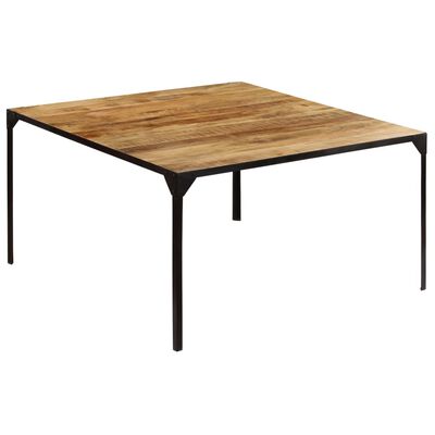 vidaXL Dining Table 55.1"x55.1"x29.9" Solid Mango Wood