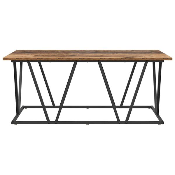 vidaXL Coffee Table Old Wood 39.37 x 19.69 x 15.75 in