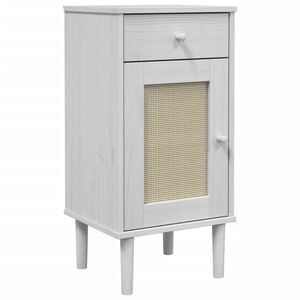 vidaXL Bedside Cabinet White