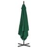 vidaXL Cantilever Garden Parasol Green Polyester Large Tiltable