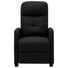 vidaXL Electric Massage Recliner Black Fabric