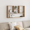 vidaXL Wall Shelf Artisian Oak 39.0x5.9x23.6" Engineered Wood
