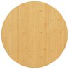 vidaXL Table Top Natural Bamboo Bamboo Diameter 23.6 in Durable
