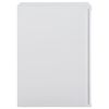 vidaXL Washing Machine Cabinet White PVC Medium Noise-Reducing