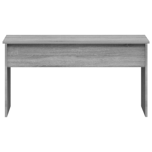 vidaXL Coffee Table Grey Sonoma Engineered Wood Standard Sliding Top
