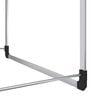 vidaXL Wardrobe Hanging Rail Silver