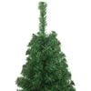vidaXL Artificial Christmas Tree Green PVC, steel 47.2 in